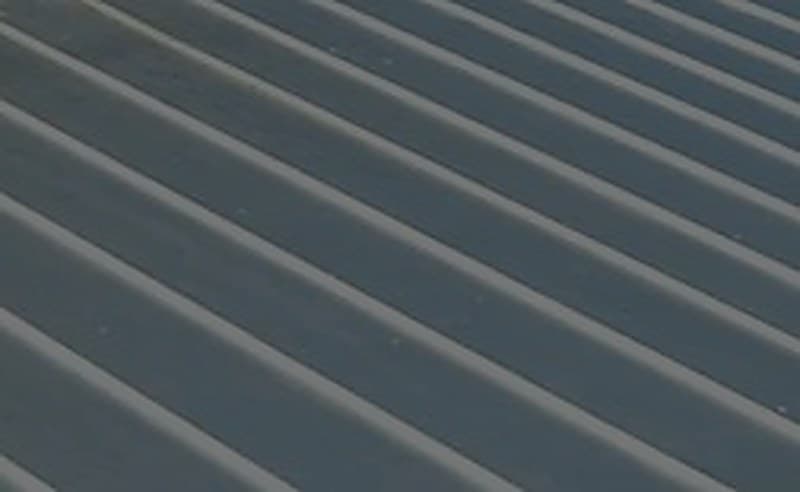 Zinc roofing and cladding material swatch