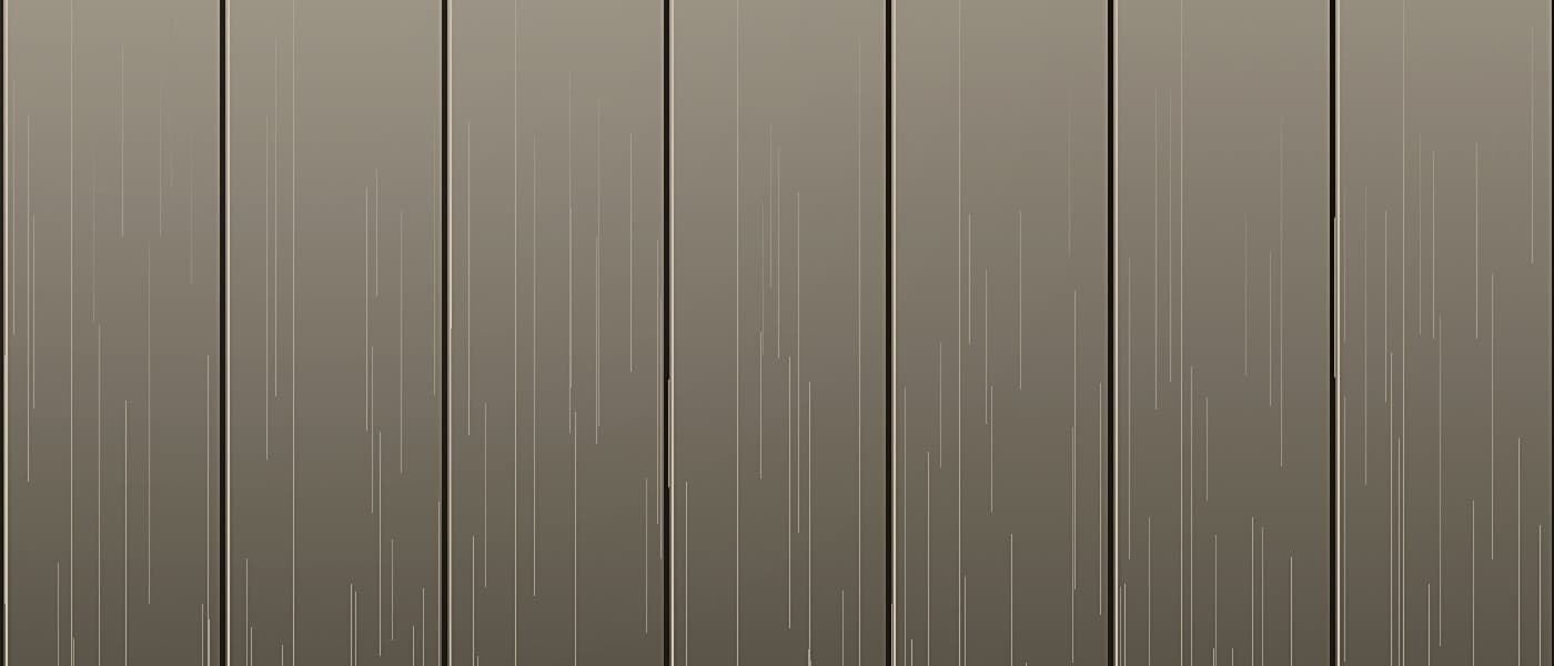 Titanium zinc standing seam roofing profile